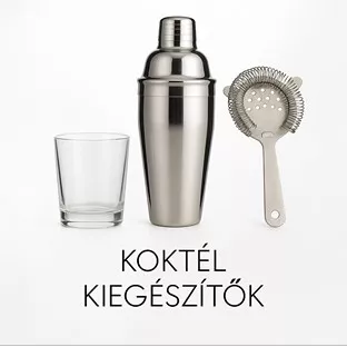 Kiegészítők, pohár, shaker