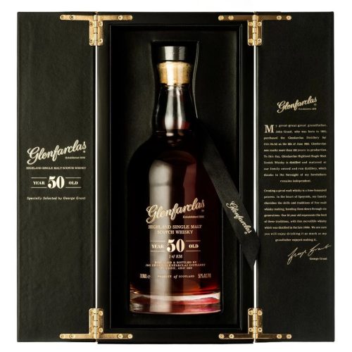 Glenfarclas Whisky 50 years Highland Single Malt Scotch 0,7l 50%  DD.