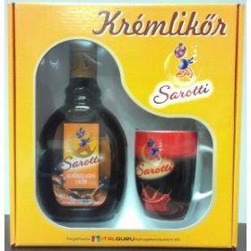 Sarotti Schokoladenlikőr 15% + csésze + dd.
