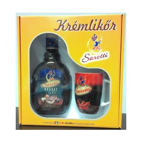 Sarotti Nougatlikőr 15% + csésze + dd.