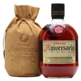 Pampero Aniversario, bőr tasakban 0,7  40%