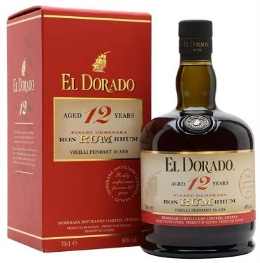 El Dorado 12 years 40% pdd. Guyana Rum