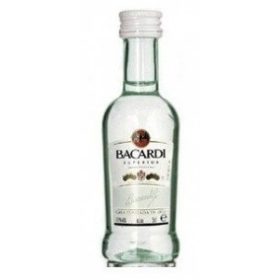 Bacardi Carta Blanca mini 1 KARTON (10* 0,05)  40% PET