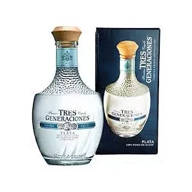 Tres Generationes Plata Tequila 0,7 38% pdd.