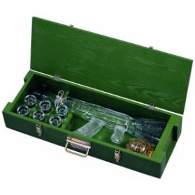 Kalashnikow Red Army fa doboz (CSOMAG)