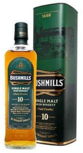 Bushmills 10 years 0,7  40% dd.