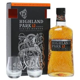 Highland Park 12y. Viking Honour 0,7l 40% pdd.+ 2 pohár