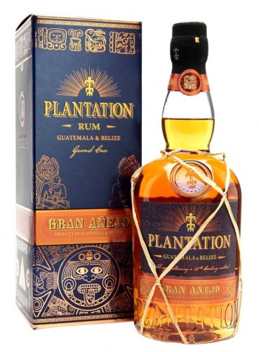 Plantation Gran Anejo rum – Guatemala & Bélize 42% pdd.