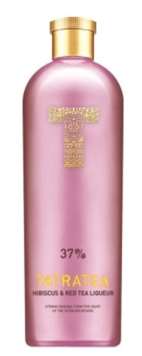Tatratea "rózsaszín" hibiscus és vörös tea likőr 37%