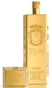3 Kilos Vodka Gold 999,9  40%