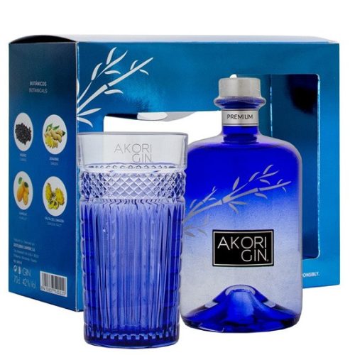 Akori Gin 42% pdd. + pohár