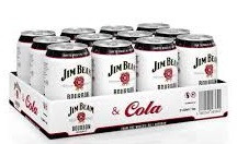 Jim Beam & COLA 4,5% TÁLCA: 0,33L*12db	