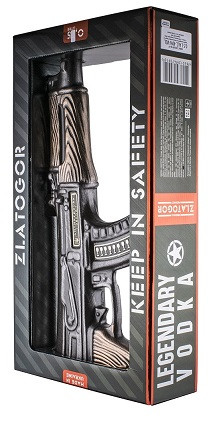 Zlatogor AK-47 vodka 0,5  38% pdd.