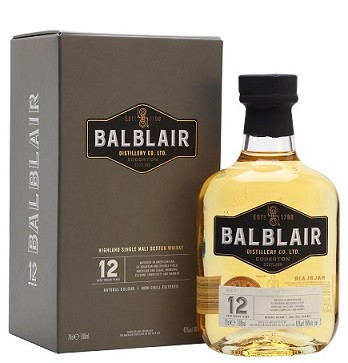 Balblair 12 years 46% pdd.