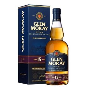 Glen Moray 15 years American and Sherry Casks 40% pdd.
