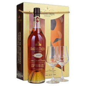 M.Trijol VSOP Cognac Grande Champagne 40% pdd.+ 2 pohár