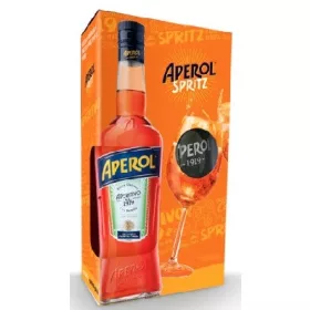 Aperol 0,7*6 db (1 karton) 11% + 6 db (1 karton) pohár