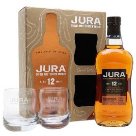 Isle of Jura 12 years 40% dd.+ 2 pohár