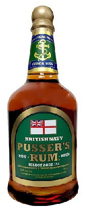 Pussers Select Aged 151 Ovefproof Green Label 75,5%