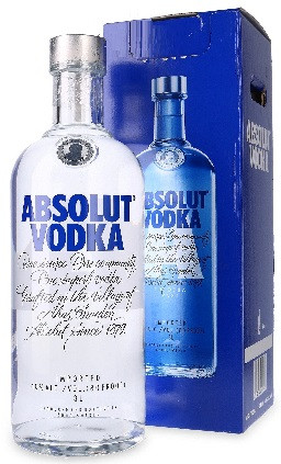 Absolut Blue Vodka 3,0  40% pdd.