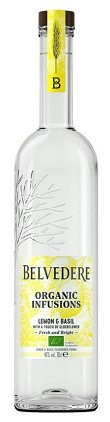 Belvedere Organic Lemon & Basil 40%