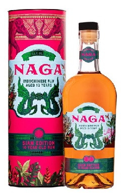 Naga Siam Edition 10 year old rum 40% dd.