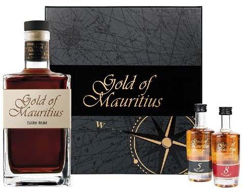 Gold of Mauritius Dark Rum 40% dd.+ 2 mini