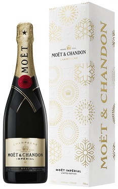 Moet et Chandon Brut 0,75l 12% pdd. karácsonyi (hópelyhes)