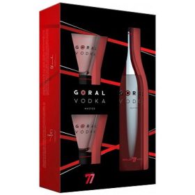 Goral Vodka Master 40% pdd. + 2 pohár