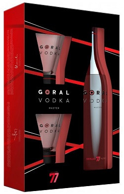 Goral Vodka Master 40% pdd. + 2 pohár