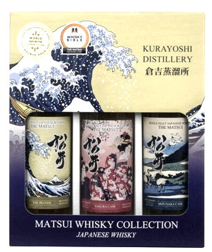 The Matsui Whisky Collection 3*0,2L 48% pdd.