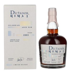 Dictador Rima 2003 American Oak Cask 43% pdd.