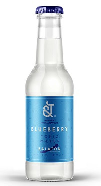 &T Blueberry Tonic Water 12*0,2l áfonyás, Balaton Edition TÁLCA