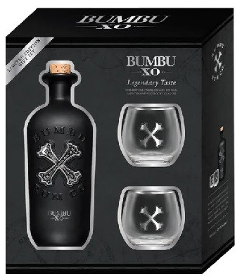 Bumbu XO 40% pdd. + 2 pohár