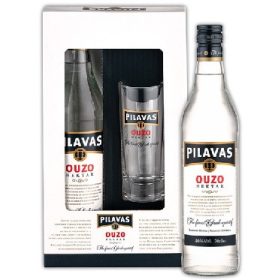Pilavas Ouzo Nektar 0,7 40% pdd. + pohár