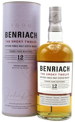 BenRiach 12 years The Smoky Twelve 46% dd.