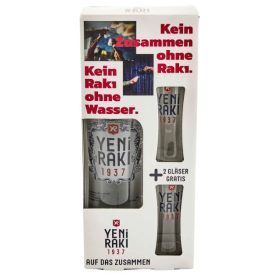 Yeni Raki 0,7 45% pdd. + 2 pohár