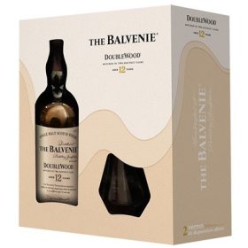 Balvenie 12 years Double Wood 40% dd.+ 2 pohár