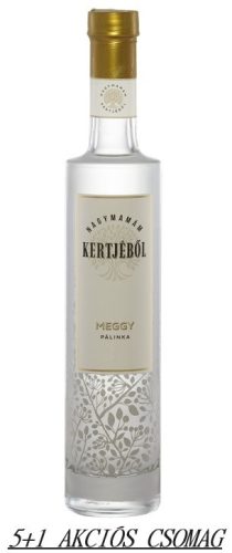 Nagymamám Kertjéből Meggy pálinka 40% AKCIÓS CSOMAG 5+1