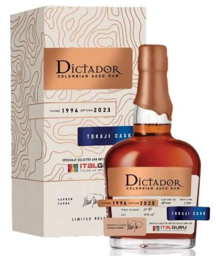 Dictador 1994/2023 Tokaji Cask, Limited Italguru Edt. 40% pdd.