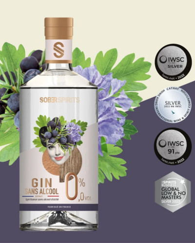 Sober Spirits G 0,0% alkoholmentes gin párlat 0,5 L