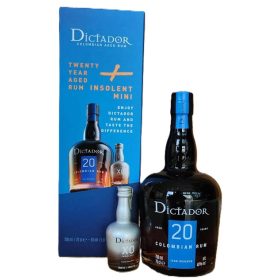 Dictador 20 years 0,7 40% pdd.+ XO Insolent mini 0,05 40%