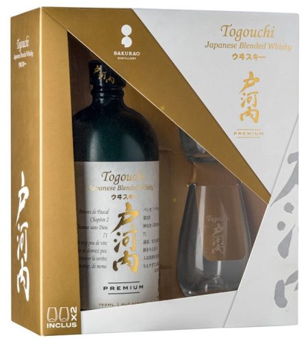 Togouchi Blended Premium 40% pdd.+ 2 pohár