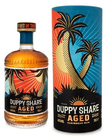 Duppy Share Aged Caribbean Rum 40% dd.