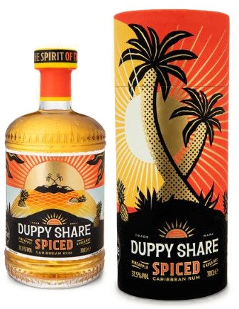 Duppy Share Spiced Caribbean Rum 37,5% dd.