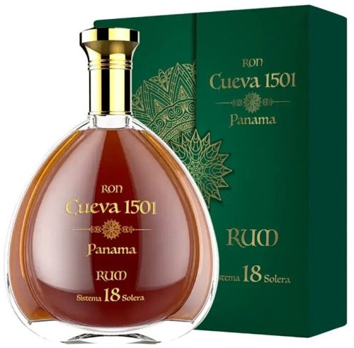 Ron Cueva 18 éves rum 40% pdd.