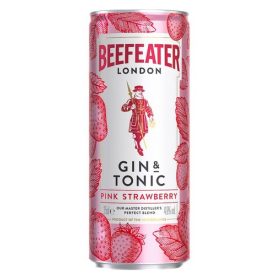 Beefeater Pink Gin & TONIC 1 TÁLCA (12db*0,25L) 4,9% 