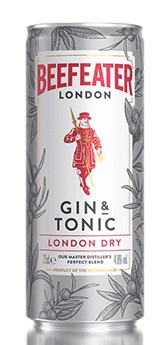 Beefeater Gin & TONIC 1 TÁLCA (12db*0,25L) 4,9% 