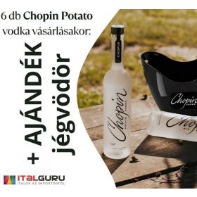 Chopin Potato Vodka 0,7 6db + jégvödör AKCIÓS CSOMAG