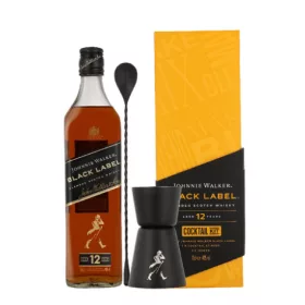Johnnie W. Black 12 y. 0,7l 40% COCKTAIL KIT pdd.